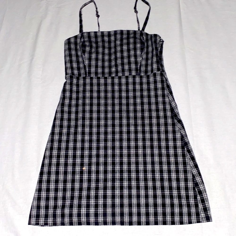 Hollister plaid square-neck mini dress
